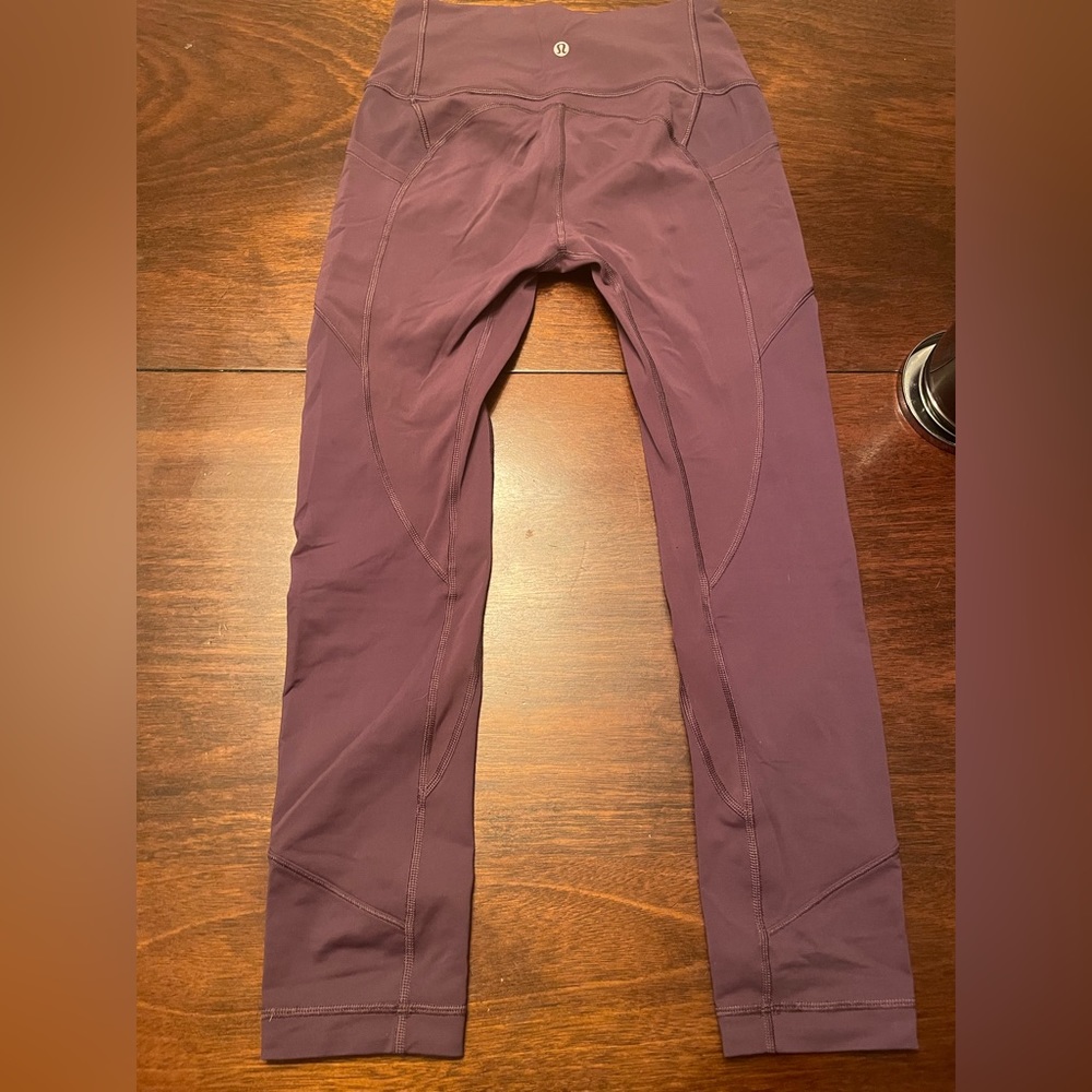 Lululemon maroon leggings